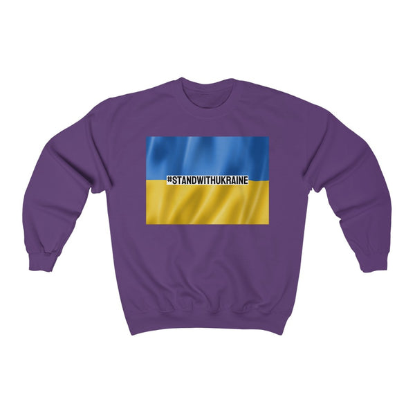 I #STANDWITHUKRAINE // Unisex Heavy Blend Crewneck Sweatshirt