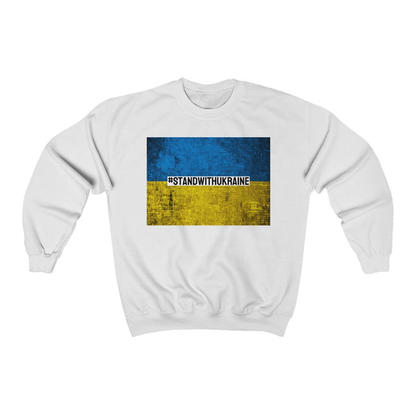 I #STANDWITHUKRAINE // Unisex Heavy Blend Crewneck Sweatshirt