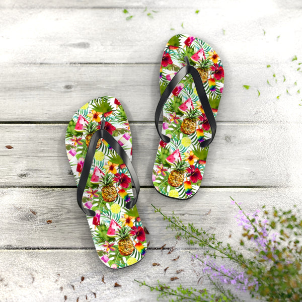 Pineapple Delight Flip Flops