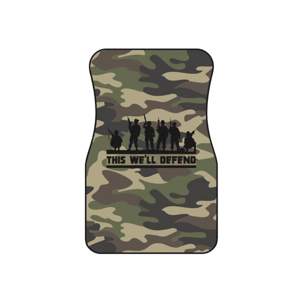 This We'll Defend Camouflage Car Mats (Set of 4)