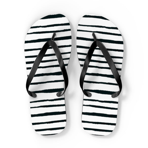 Striped Flip Flops