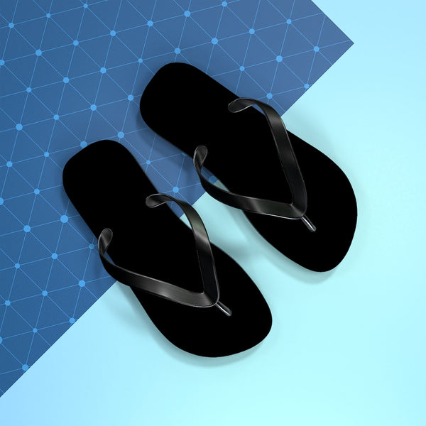 Black Flip Flops