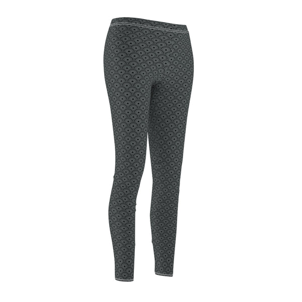 Semi-Circles Gray Leggings