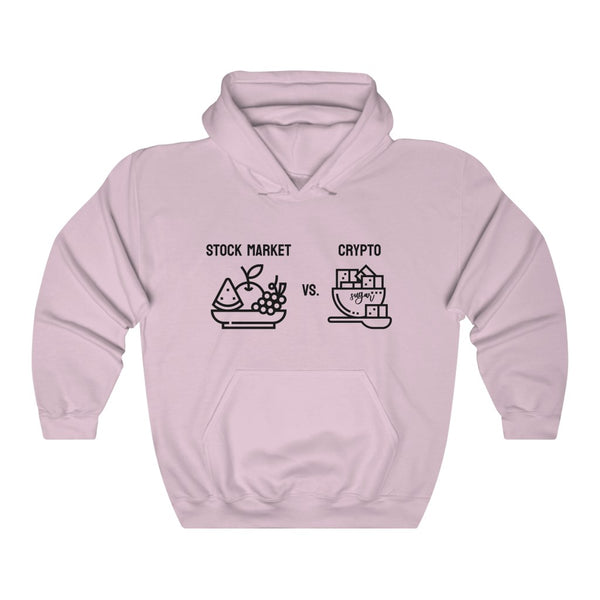 Stock Market vs. Crypto Hoodie