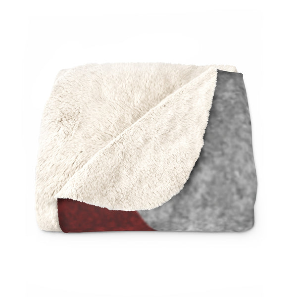 Distressed Filipino Flag Sherpa Fleece Blanket