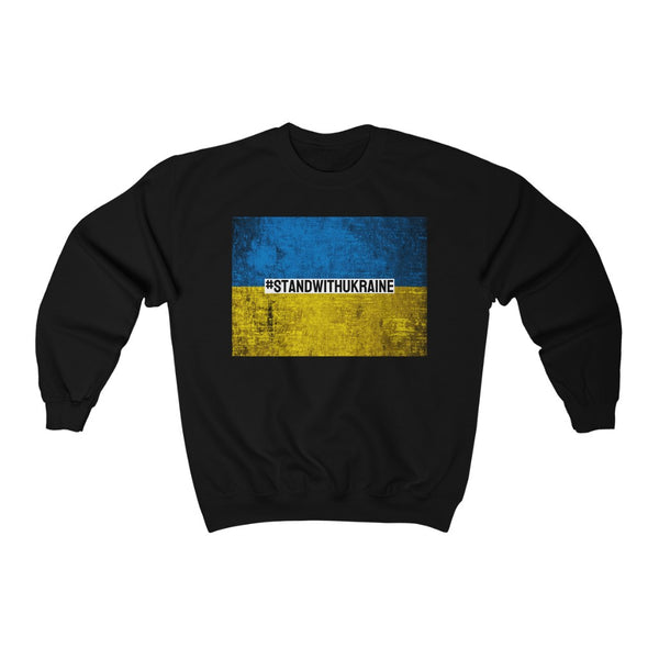 I #STANDWITHUKRAINE // Unisex Heavy Blend Crewneck Sweatshirt