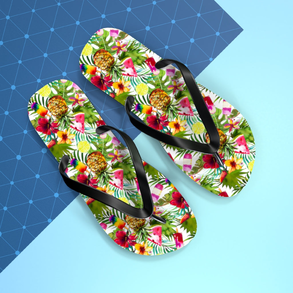 Pineapple Delight Flip Flops
