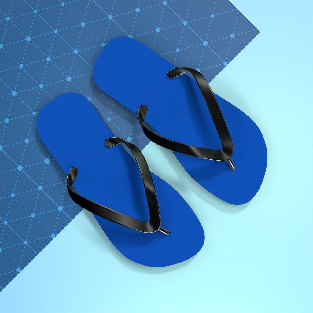 Blue Flip Flops