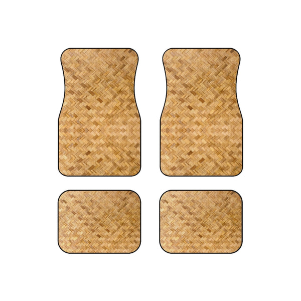 Basket Weave Car Mats (Set of 4)