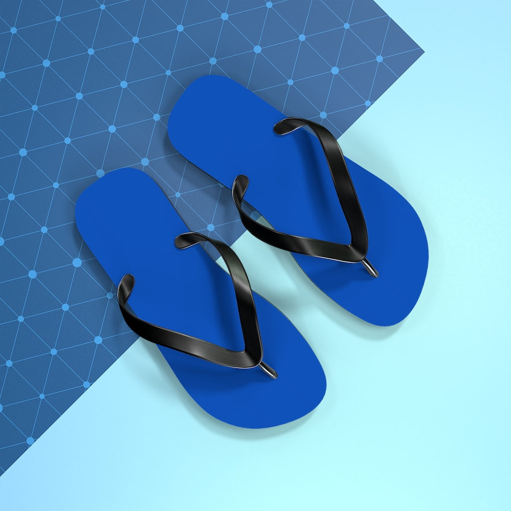 Blue Flip Flops