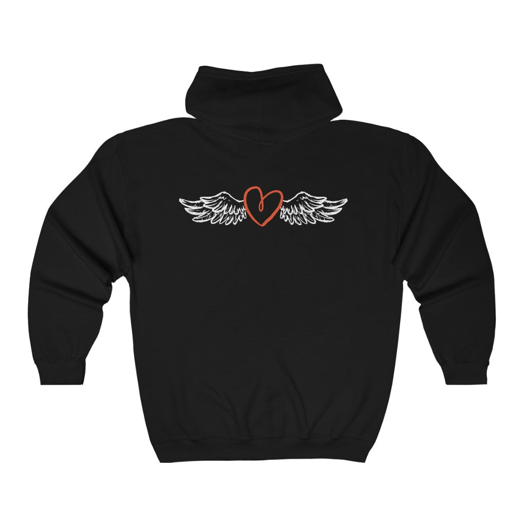 Love (with Arrow) Zip Hoodie