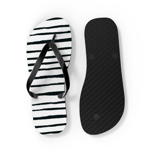 Striped Flip Flops