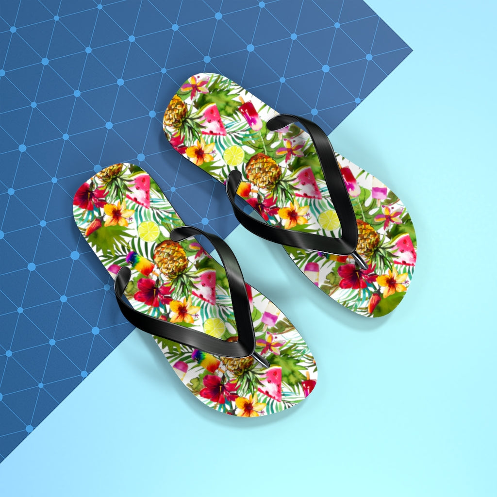 Pineapple Delight Flip Flops