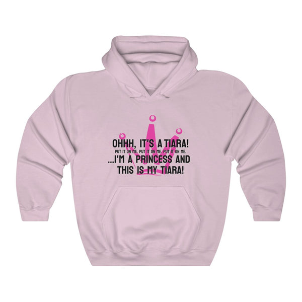 Ohhh, it's a tiara! Put it on me. Put it on me. Put it on me. ...I'm a princess and this is my tiara! Hoodie
