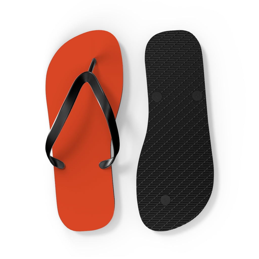 Red Flip Flops
