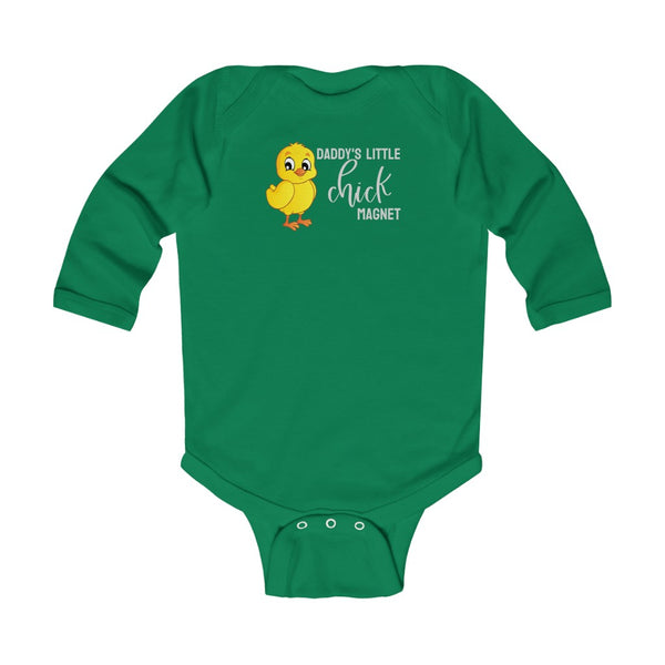 Daddy's Little Chick Magnet // Long Sleeve Bodysuit