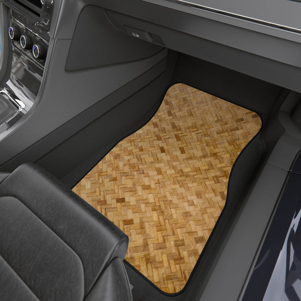 Basket Weave Car Mats (Set of 4)