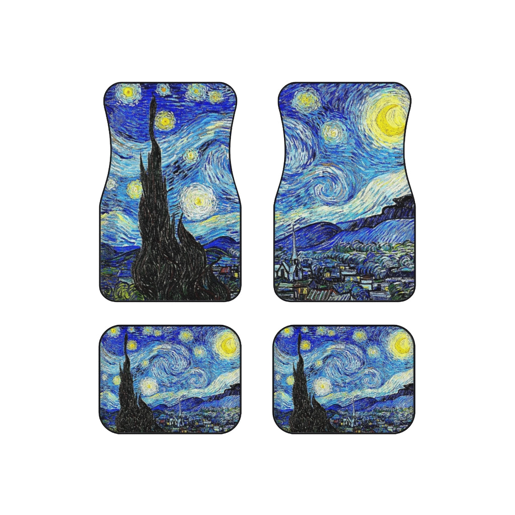 Van Gogh The Starry Night Car Mats (Set of 4)
