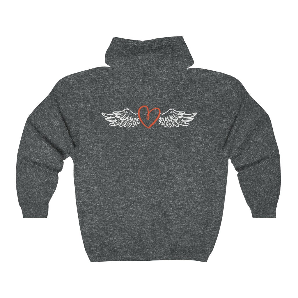 Love (with Arrow) Zip Hoodie