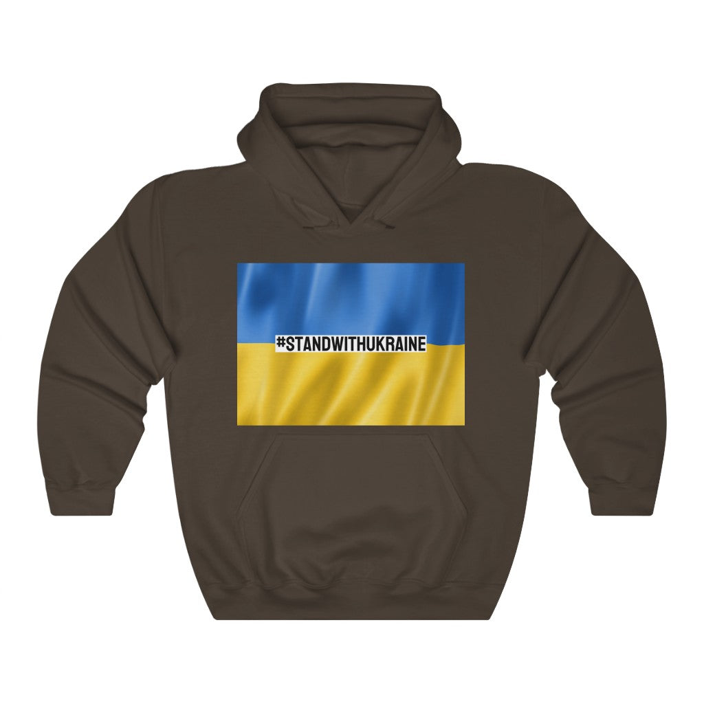 I #STANDWITHUKRAINE // Unisex Heavy Blend Hooded Sweatshirt