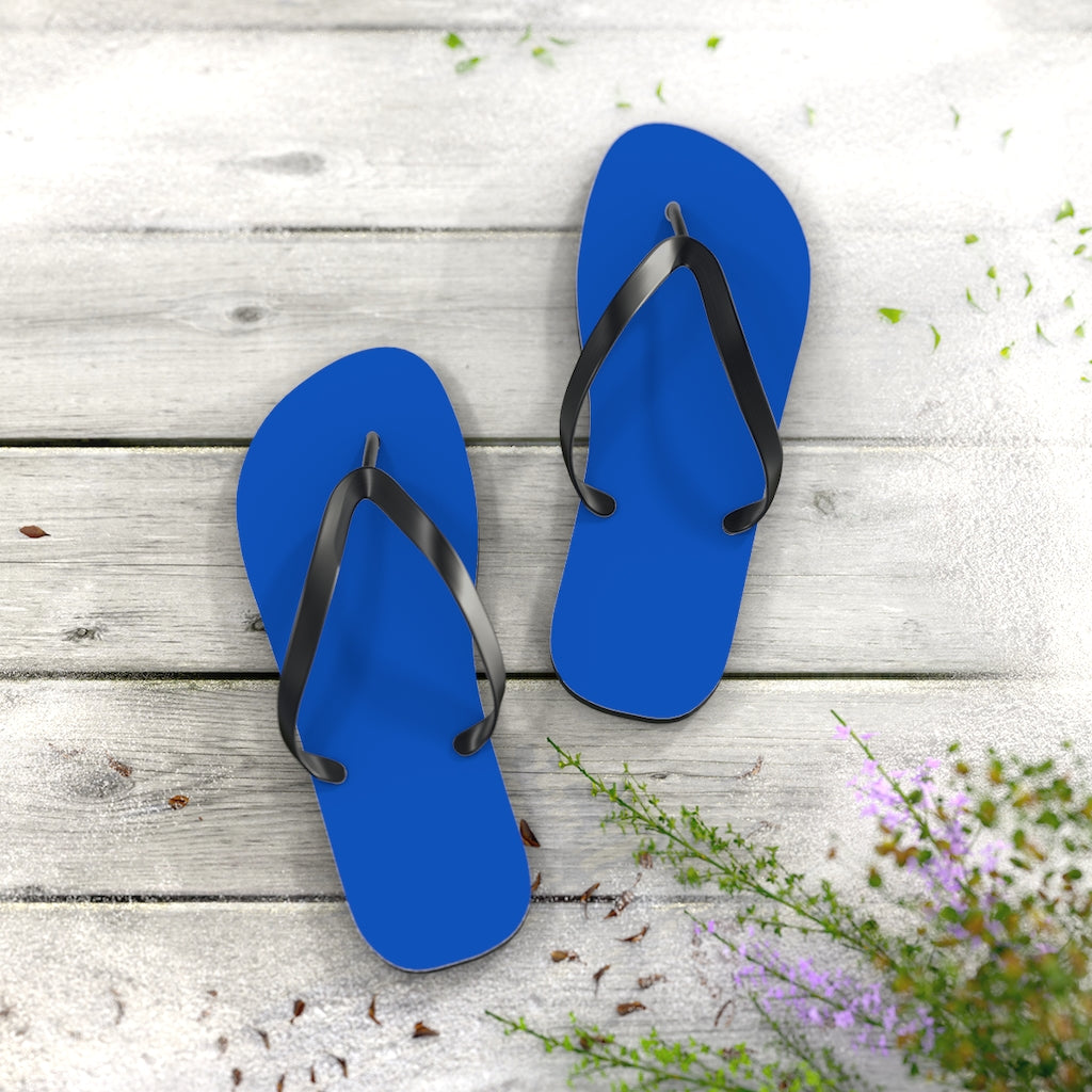 Blue Flip Flops