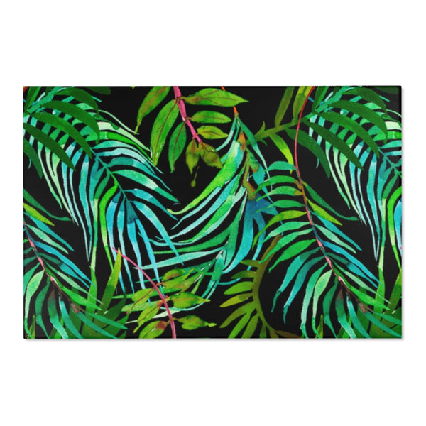 Tropical Leaves Area Rugs // Accent Rugs