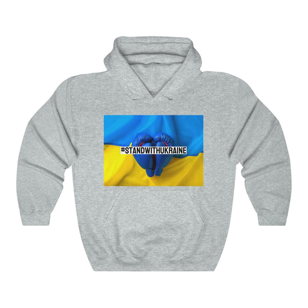 I #STANDWITHUKRAINE // Unisex Heavy Blend Hooded Sweatshirt
