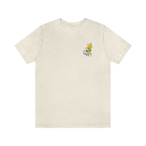 Bee Happy Tee (pocket)