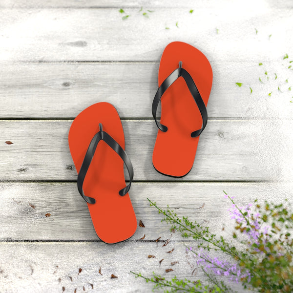 Red Flip Flops
