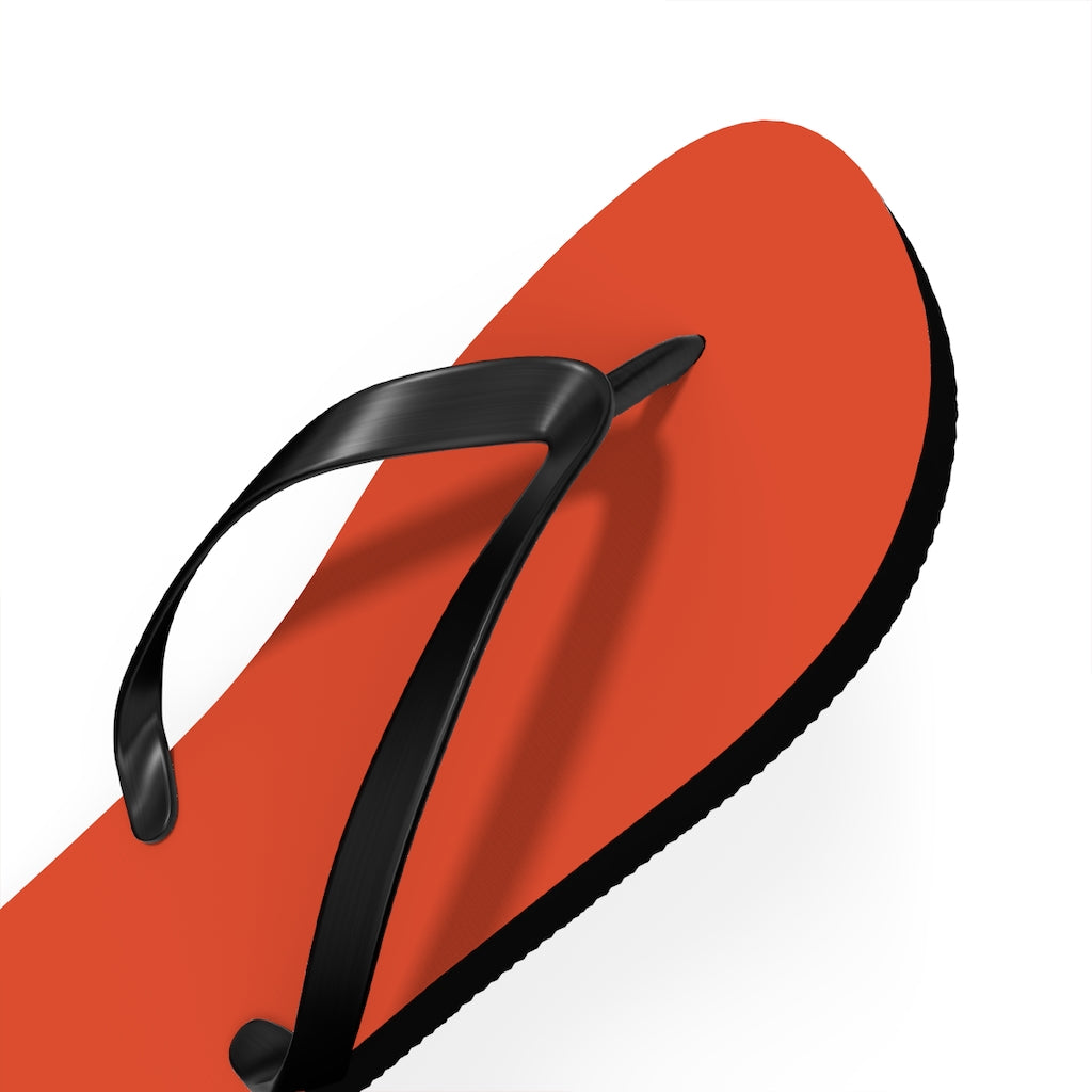 Red Flip Flops