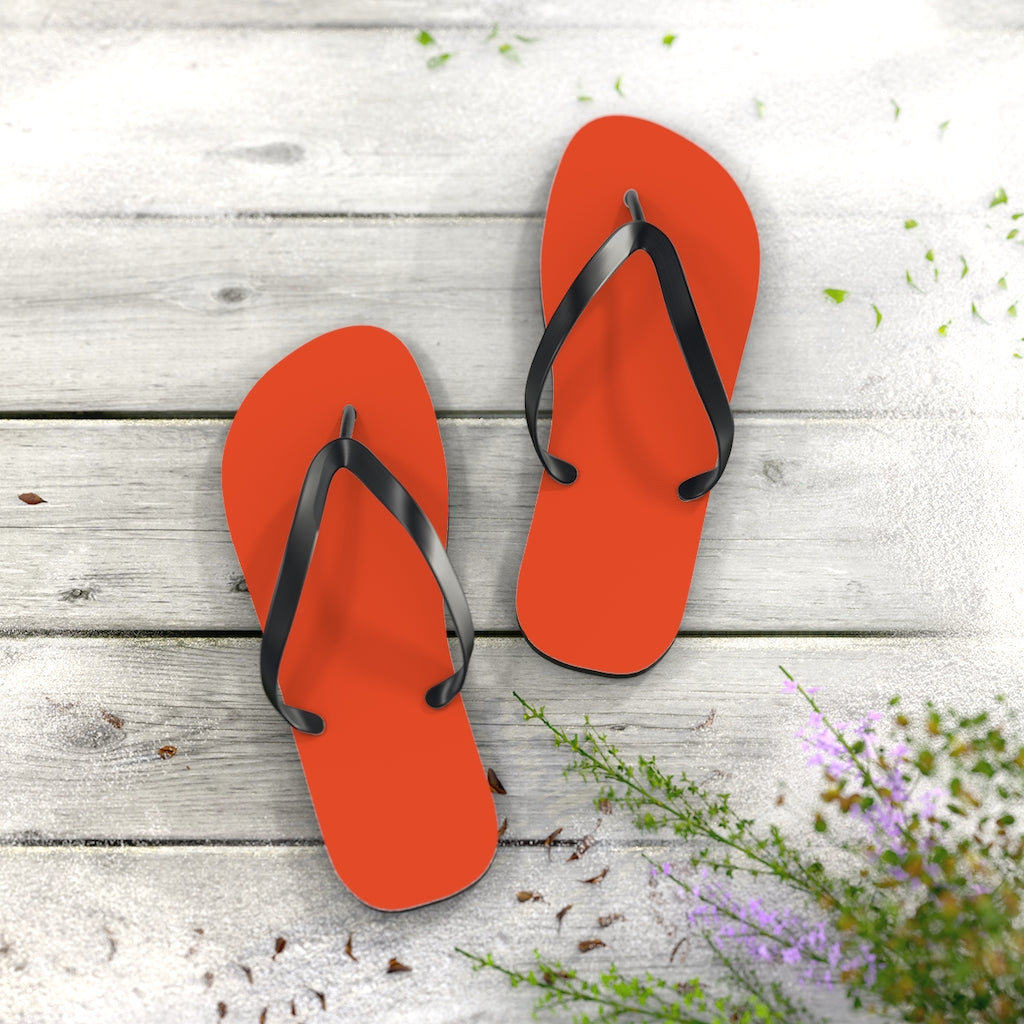 Red Flip Flops