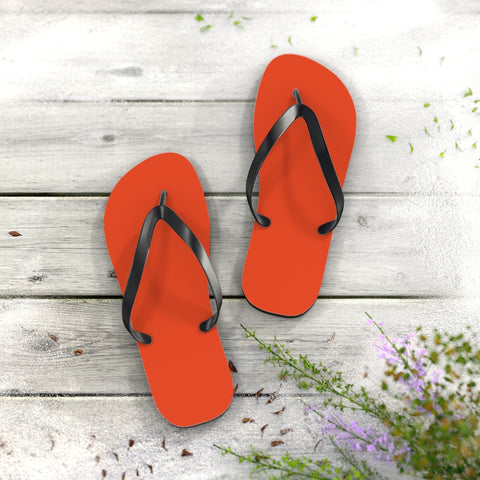 Red Flip Flops