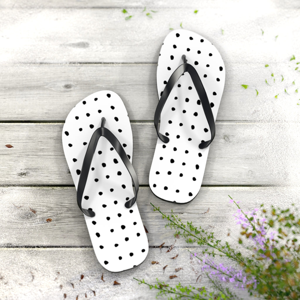 Dotted Flip Flops