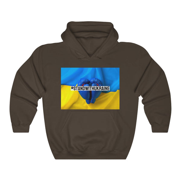 I #STANDWITHUKRAINE // Unisex Heavy Blend Hooded Sweatshirt