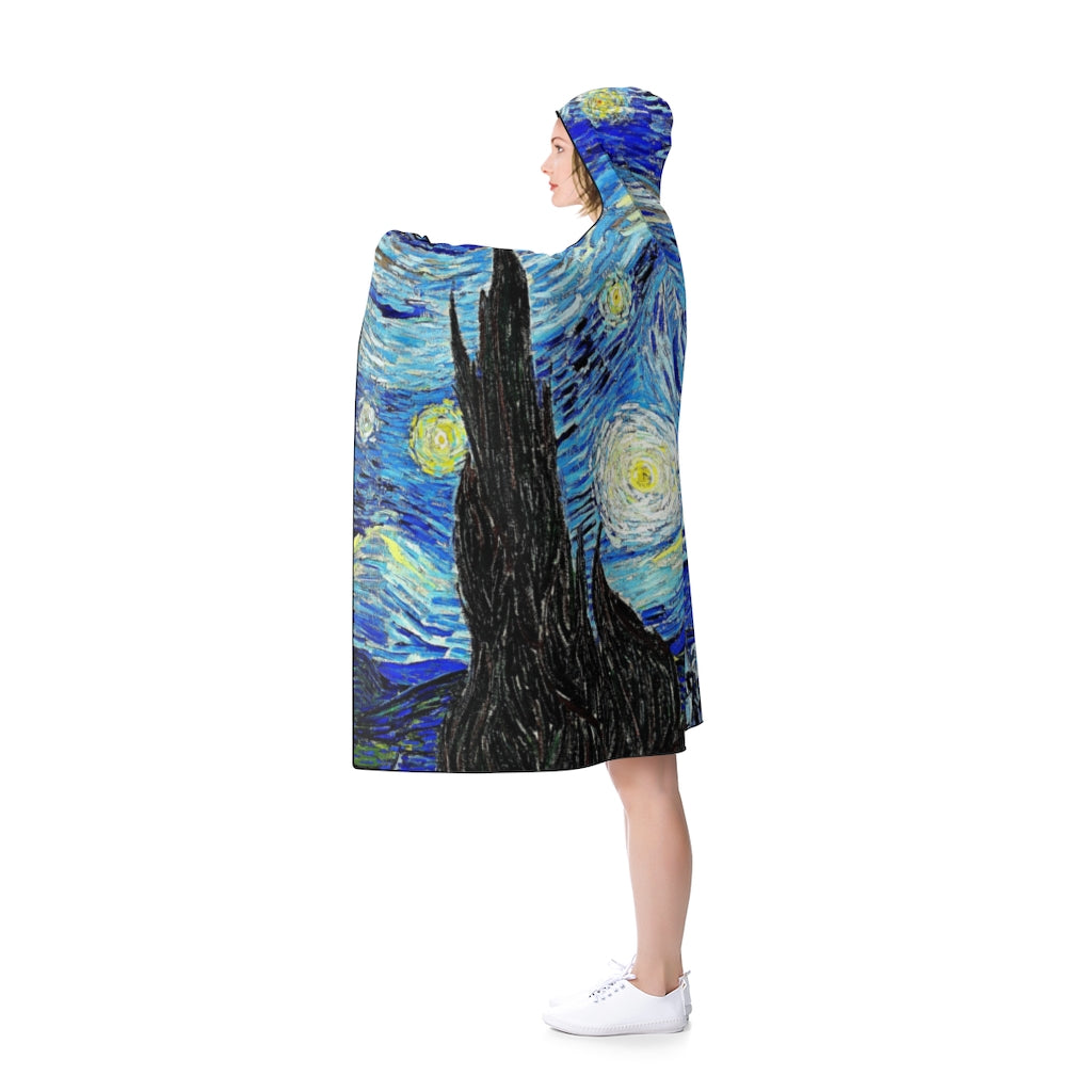 Van Gogh Starry Night Hooded Blanket