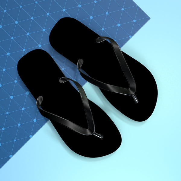 Black Flip Flops