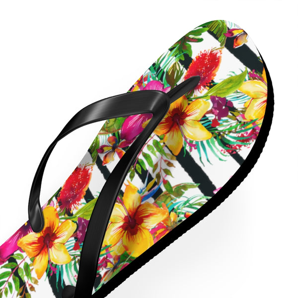 Tropical Flowers Flip Flops