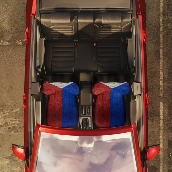 Filipino Flag Car Seat Covers