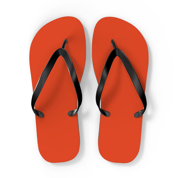 Red Flip Flops