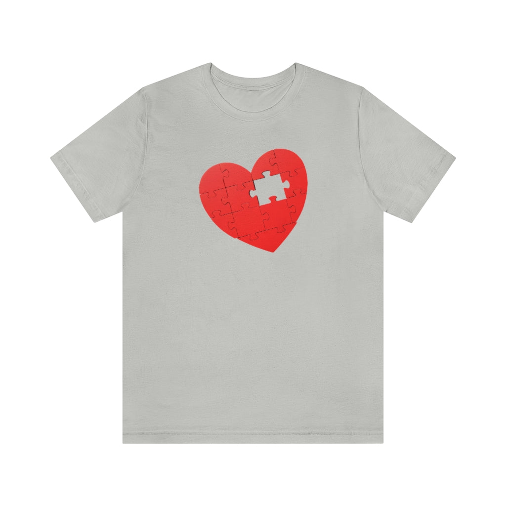 Heart Puzzle Tee// Couples Shirts