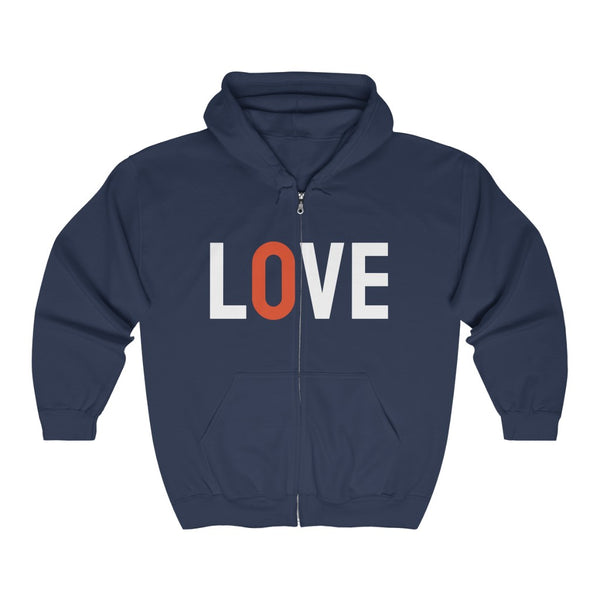 Love (with Phoenix Wings) Zip Hoodie