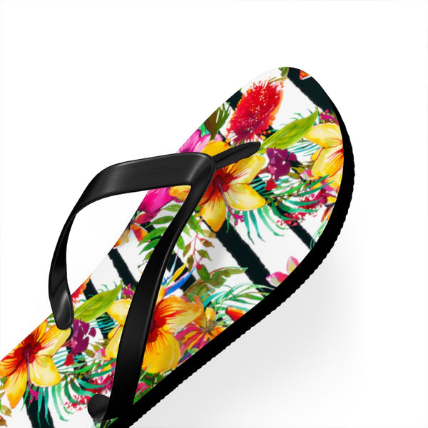 Tropical Flowers Flip Flops