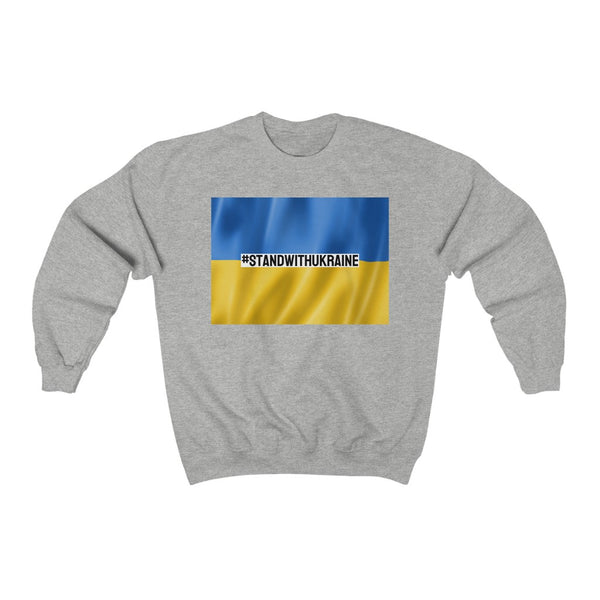 I #STANDWITHUKRAINE // Unisex Heavy Blend Crewneck Sweatshirt