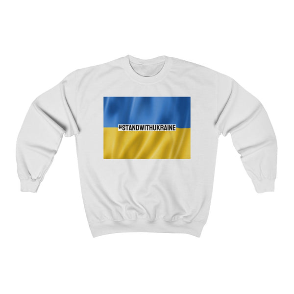 I #STANDWITHUKRAINE // Unisex Heavy Blend Crewneck Sweatshirt