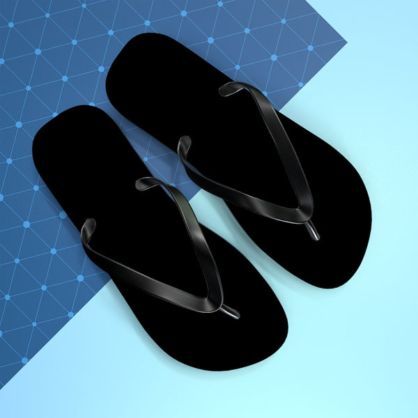 Black Flip Flops