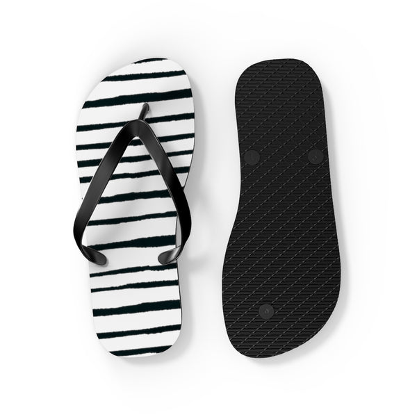 Striped Flip Flops