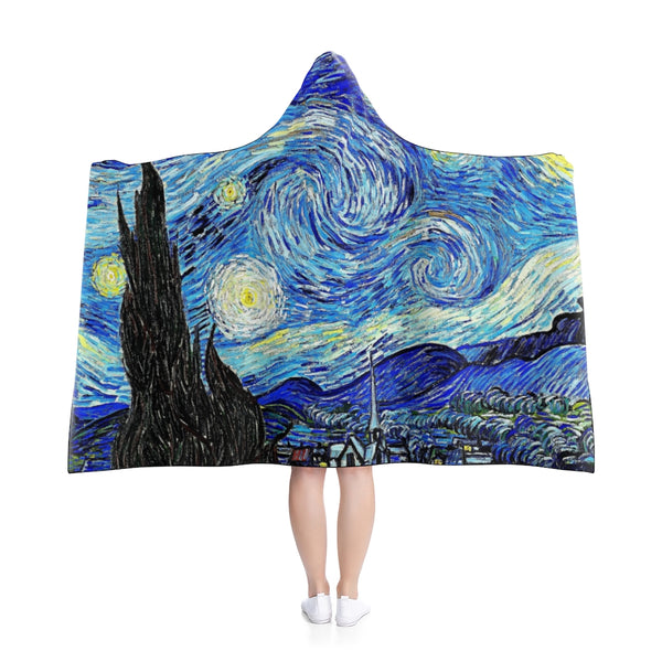 Van Gogh Starry Night Hooded Blanket