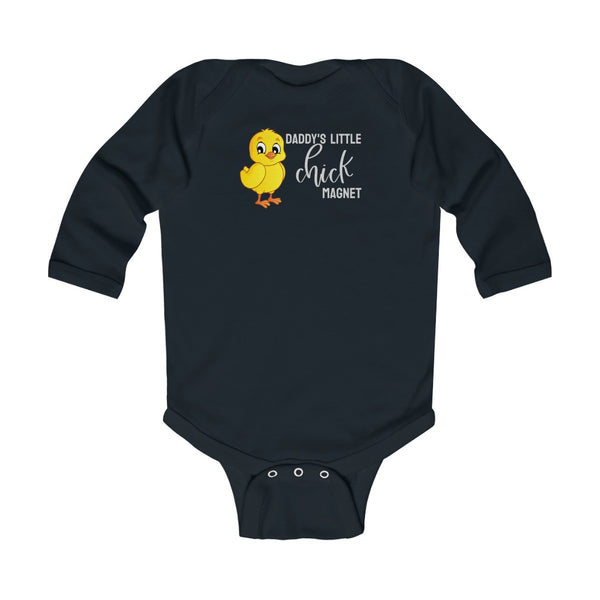 Daddy's Little Chick Magnet // Long Sleeve Bodysuit