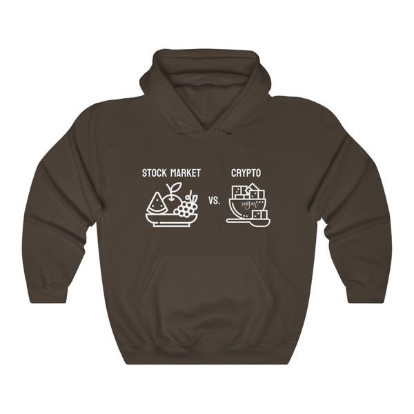 Stock Market vs. Crypto Hoodie