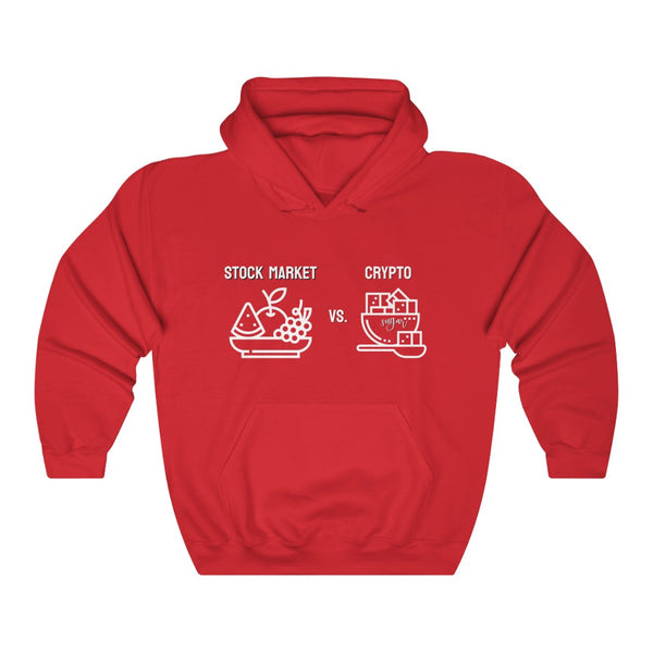 Stock Market vs. Crypto Hoodie